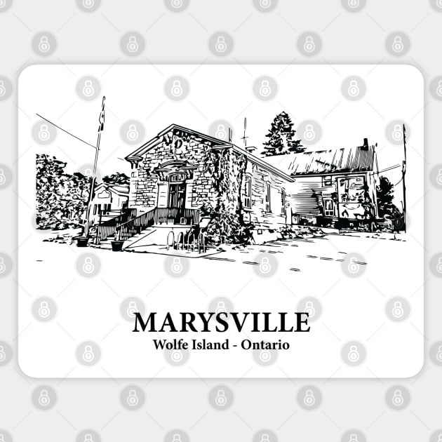 Marysville - Wolfe Island ON Magnet by Lakeric